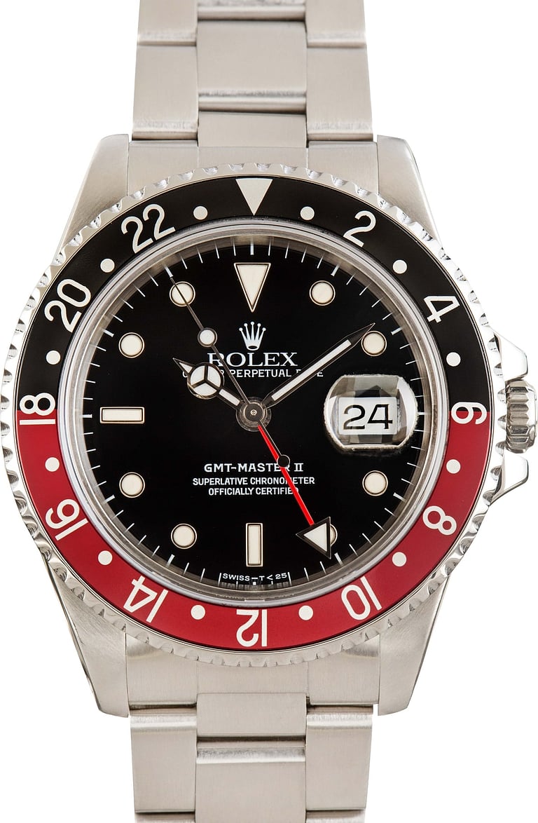 Used Rolex GMT-Master II 16710 Coke Bezel