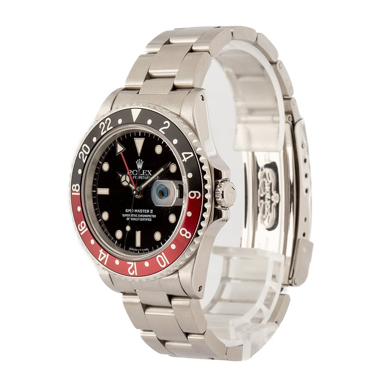 Pre-Owned Coke Rolex GMT-Master II Ref 16710 Stainless Steel