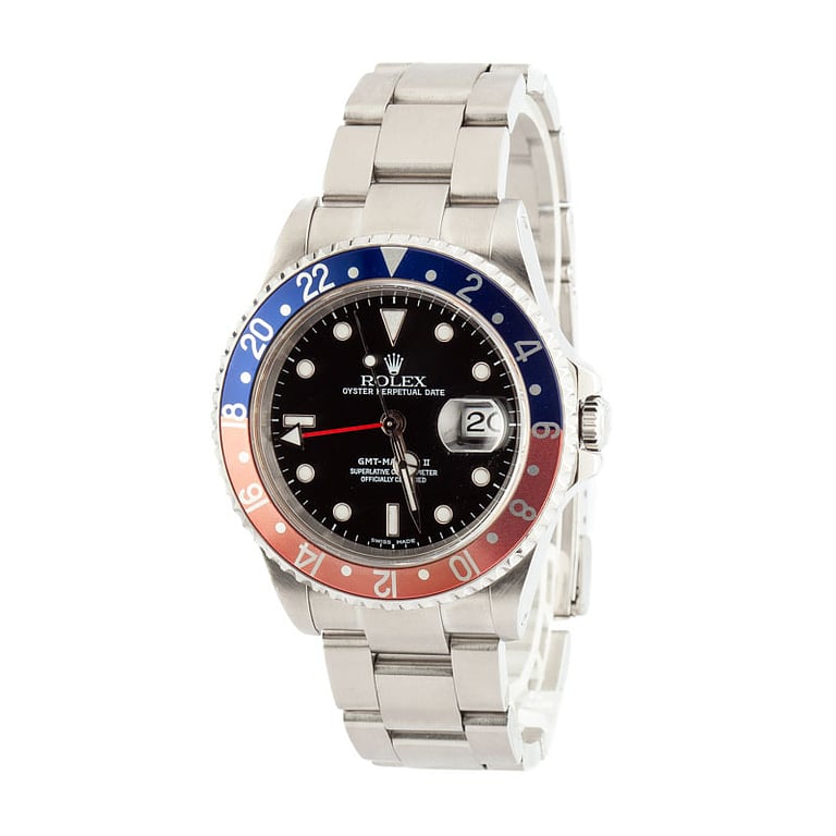 Men's Rolex GMT-Master II 16710 Pepsi Insert