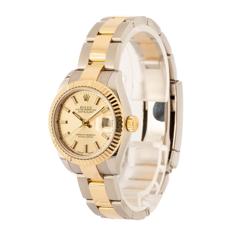 Pre-Owned Lady Rolex Datejust 279173 Champagne Dial