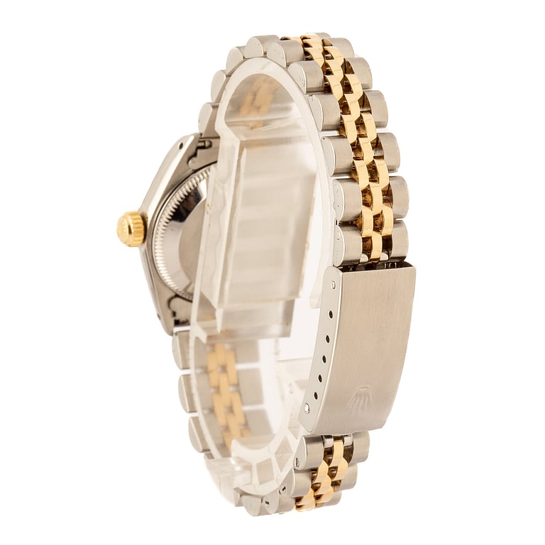 Used Ladies Rolex Oyster Perpetual 67193 Black Diamond Dial