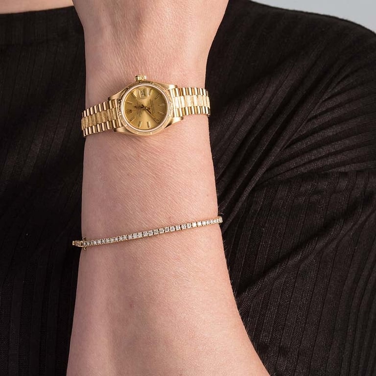 Ladies Rolex Datejust 69278 18k Yellow Gold