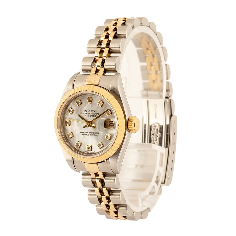 Used Rolex Ladies Datejust ref 79173 Mother of Pearl Diamond Dial
