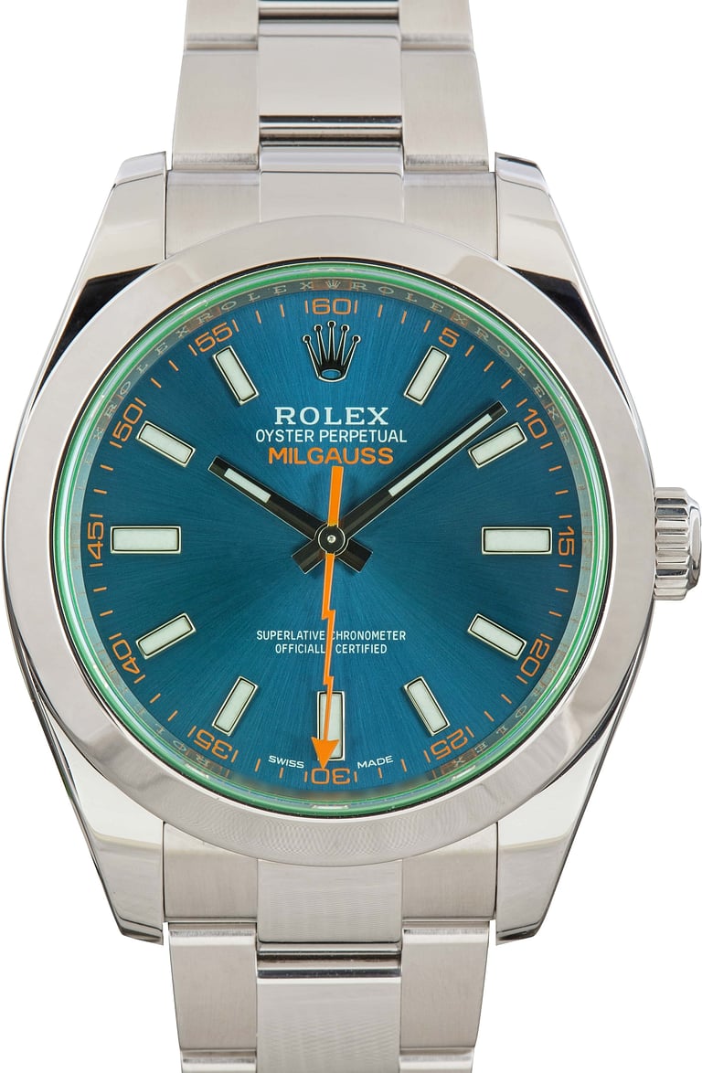 Rolex Milgauss 116400GV Blue Dial