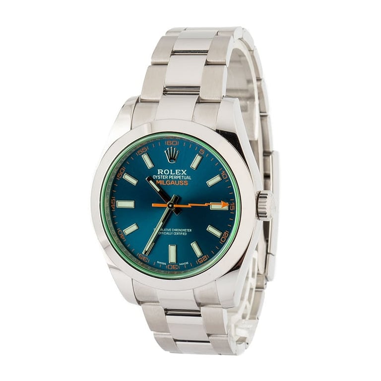 Rolex Milgauss Green Crystal 116400GV
