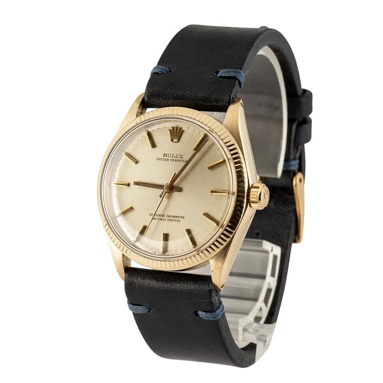 Rolex Oyster Perpetual 1005 Leather Band