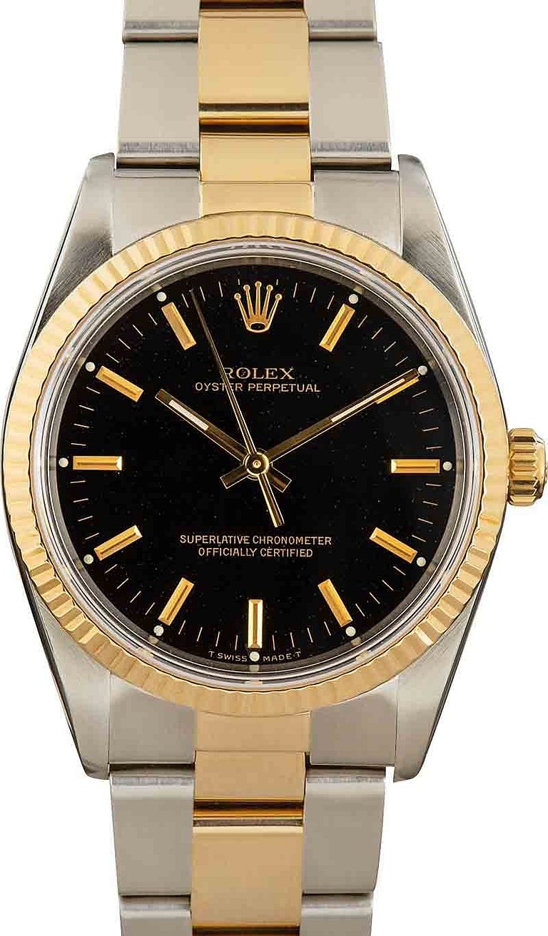 Rolex Oyster Perpetual 14233 Black Dial