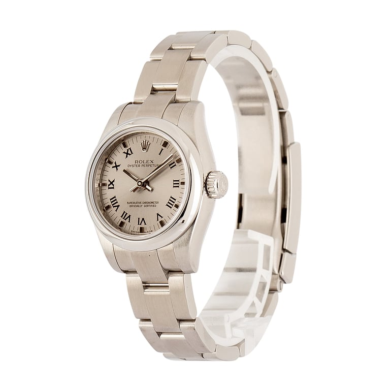 Pre-Owned Ladies Rolex Oyster Perpetual 176200 Steel Dial