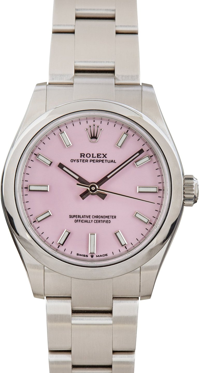 Rolex Oyster Perpetual 31 ref 277200 Candy Pink Dial