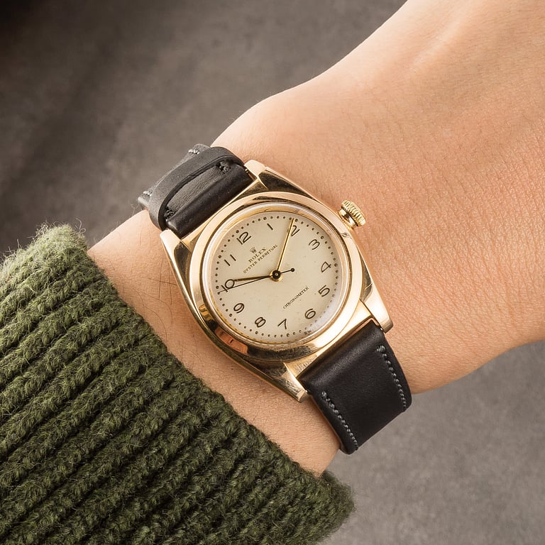 188572 Vintage Rolex Oyster Perpetual Ref 3131 "Bubbleback"