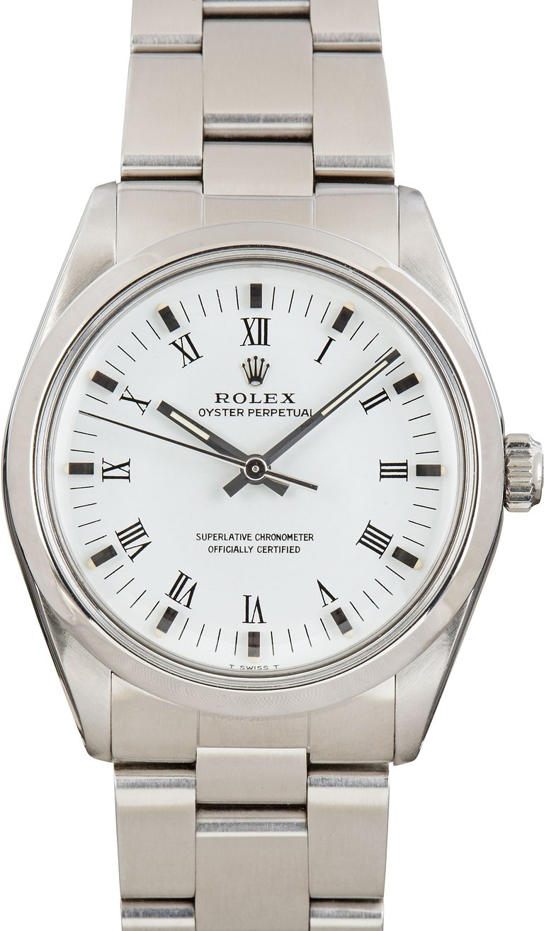 Pre-Owned Rolex Oyster Perpetual Ref 1002 White Dial