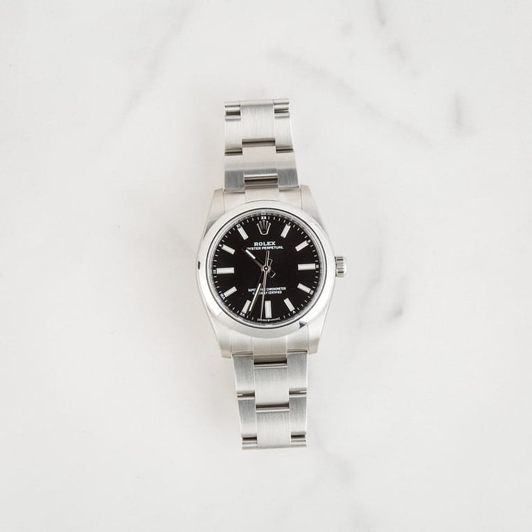 Rolex Oyster Perpetual 34 Ref 124200 Black Dial