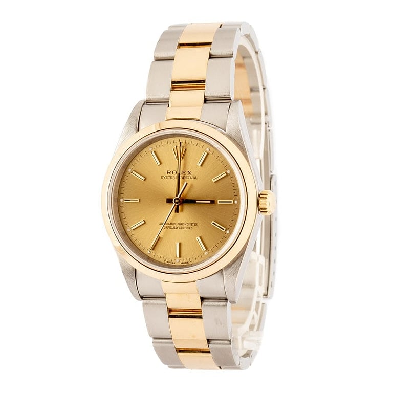Rolex Oyster Perpetual 14203 Champagne Dial