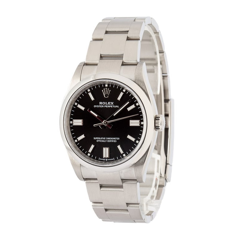 Rolex Oyster Perpetual Ref 126000 Black Dial