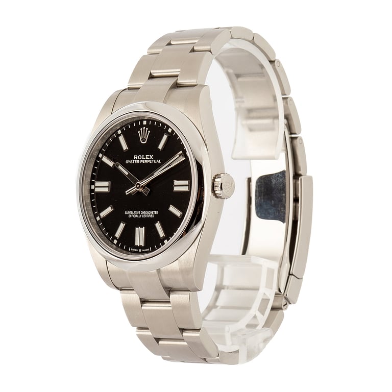 Used Rolex Oyster Perpetual 41 Ref 124300 Black Dial