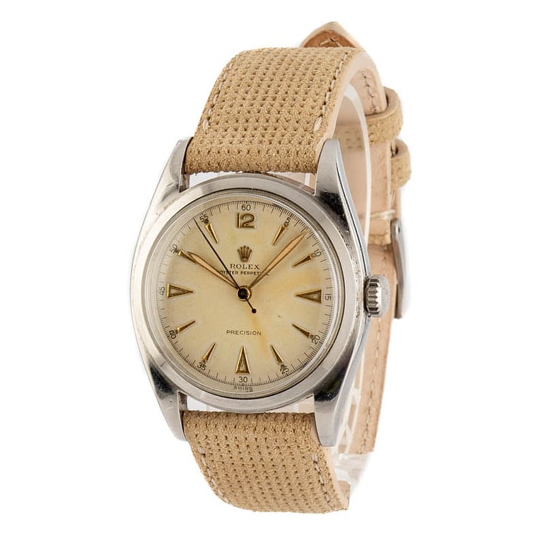 Vintage Rolex Oyster Perpetual 6098 Stainless Steel