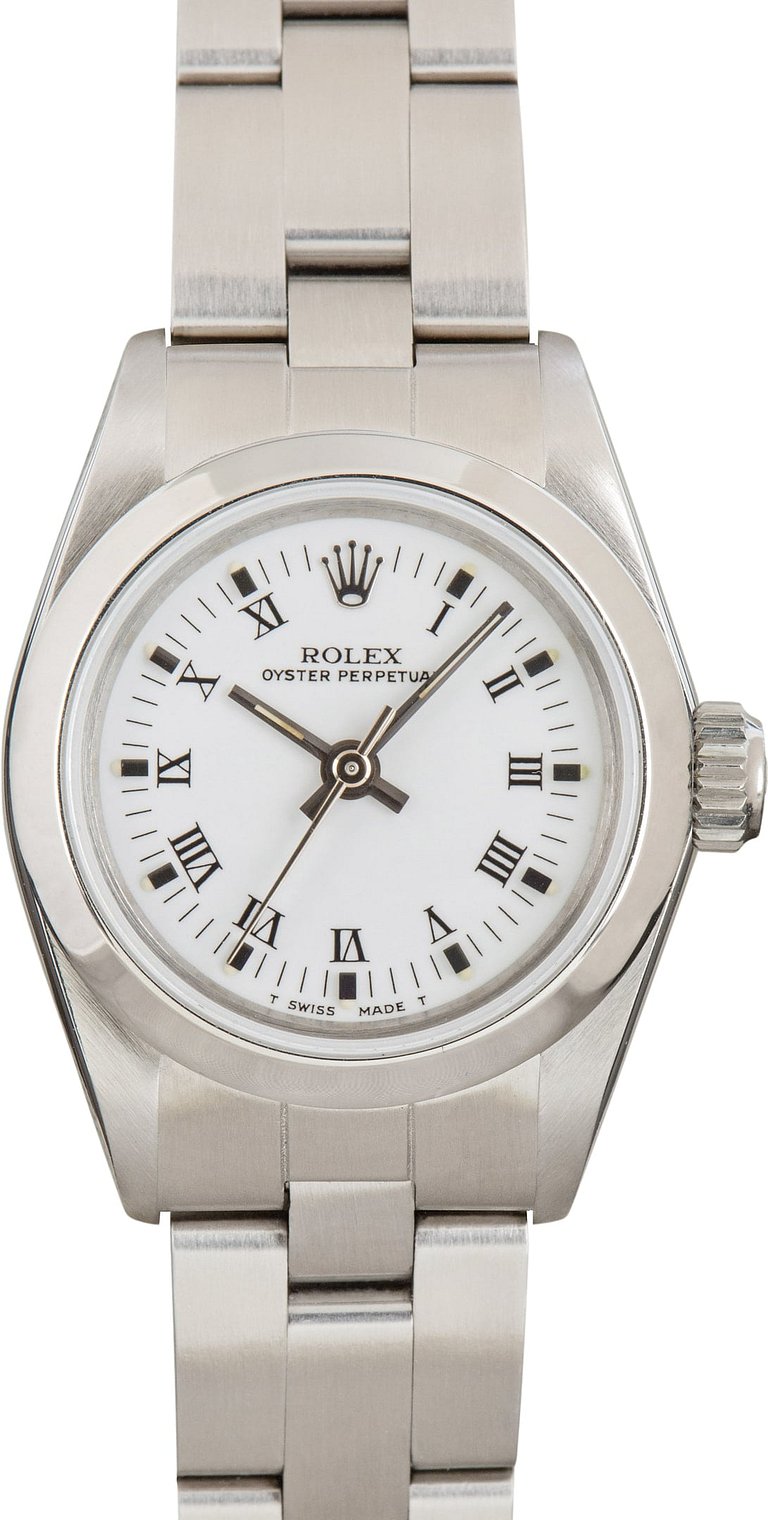 Rolex Lady Oyster Perpetual 67180 White Dial