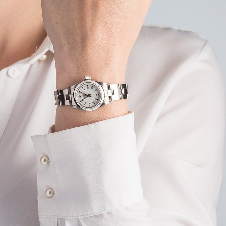 Rolex Lady Oyster Perpetual 67180 White Dial