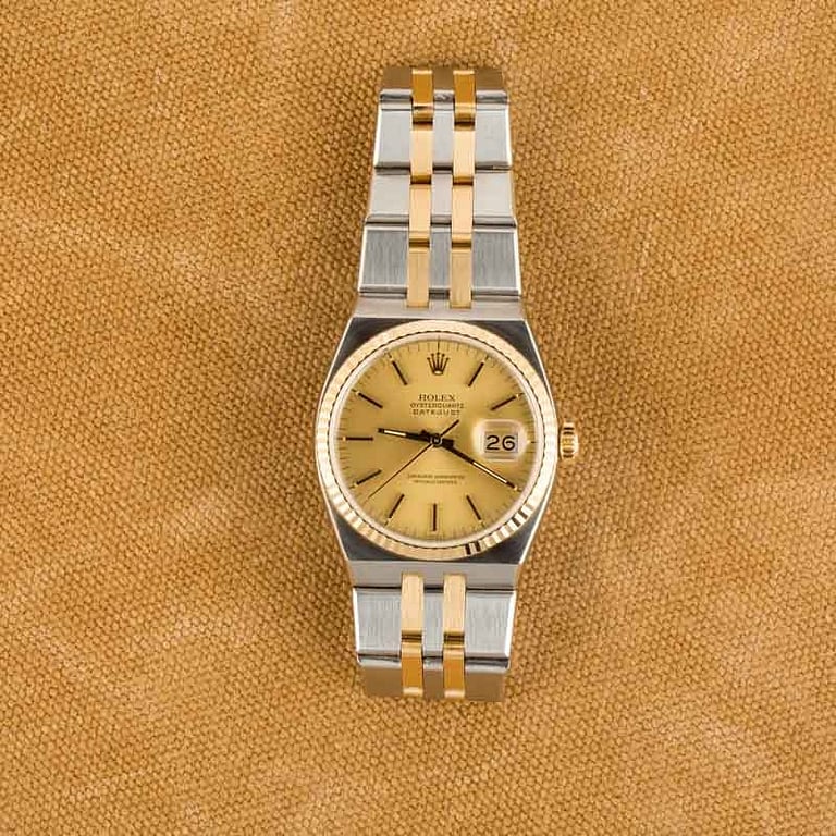 Rolex Datejust OysterQuartz Ref 17013 Champagne Dial