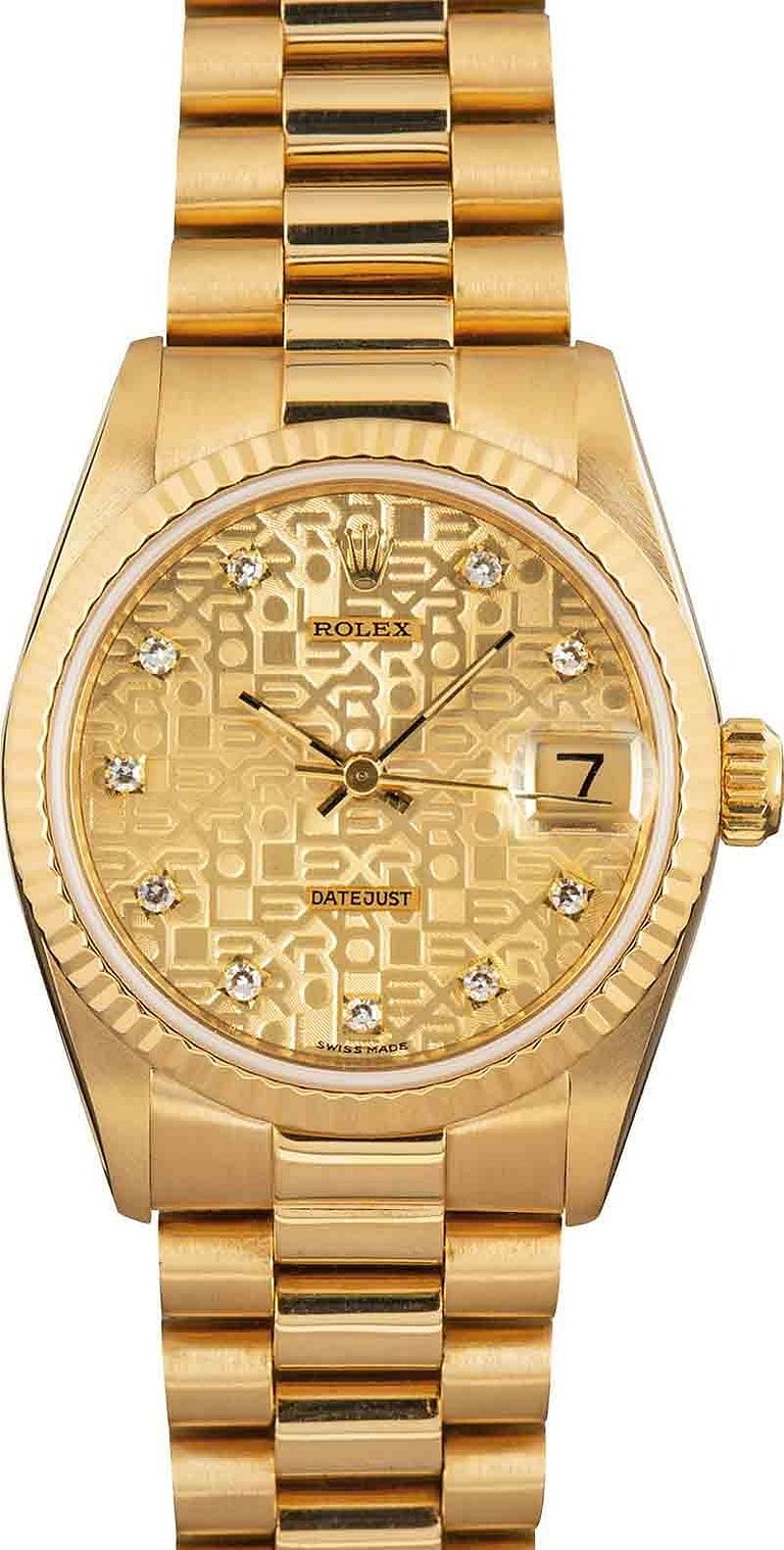 Buy Used Rolex President 68278 | Bob's Watches - Sku: 156655