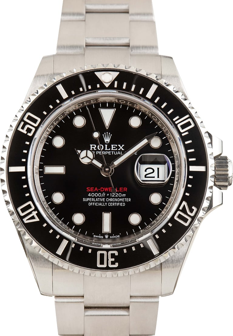 Used Rolex Sea-Dweller ref 126600 Black Dial