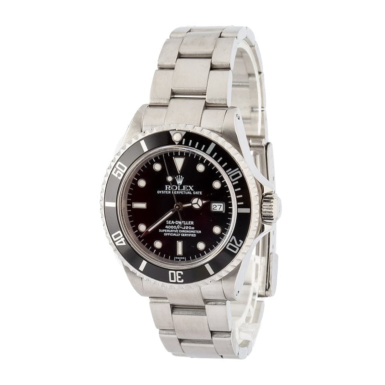 Pre-Owned Rolex Sea-Dweller Ref 16600 Black Dial