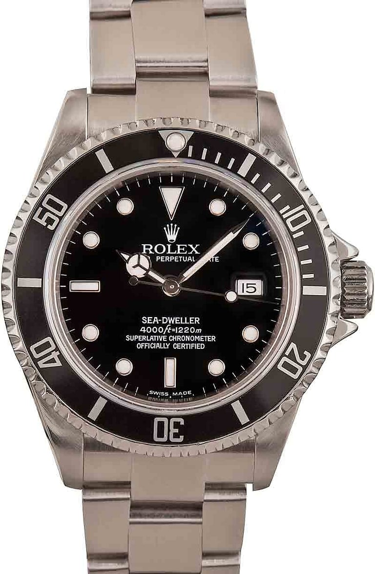 PreOwned Rolex Sea-Dweller 16600 Steel Oyster