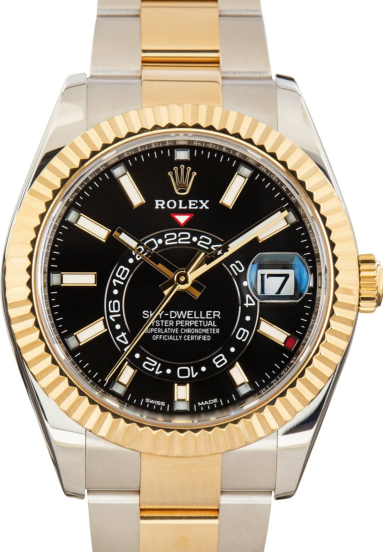 Used Black Dial Rolex Sky-Dweller Ref 326933