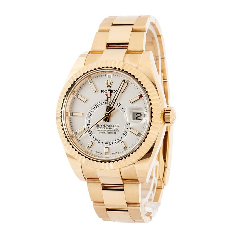 Rolex Sky-Dweller Ref 326938 18k Yellow Gold