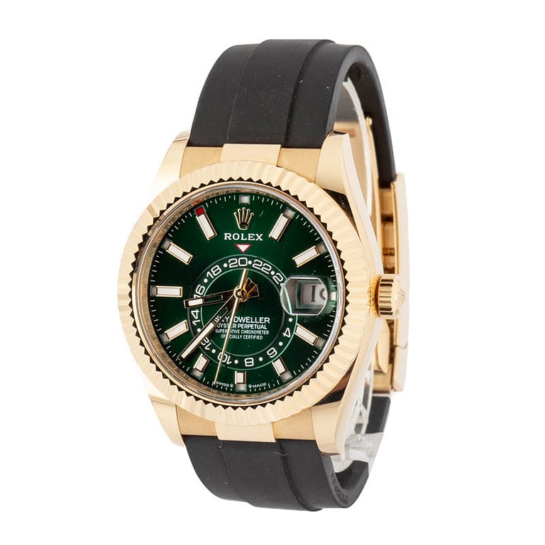 Rolex Sky-Dweller Ref 336238 Green Dial