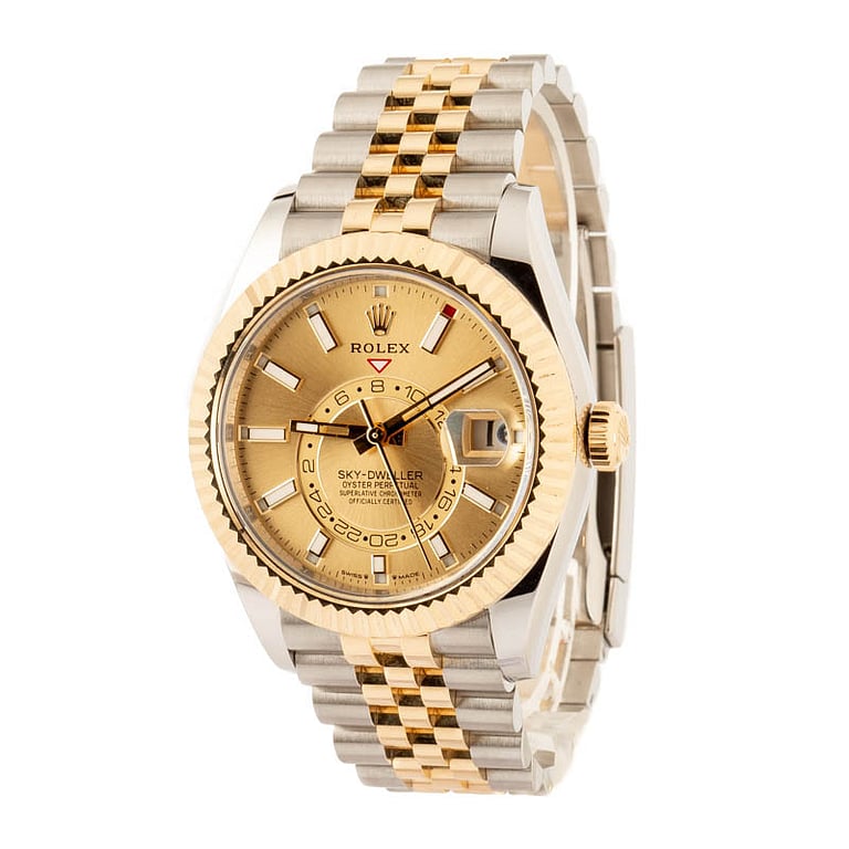 Rolex Sky-Dweller Ref 336933 Champagne Dial
