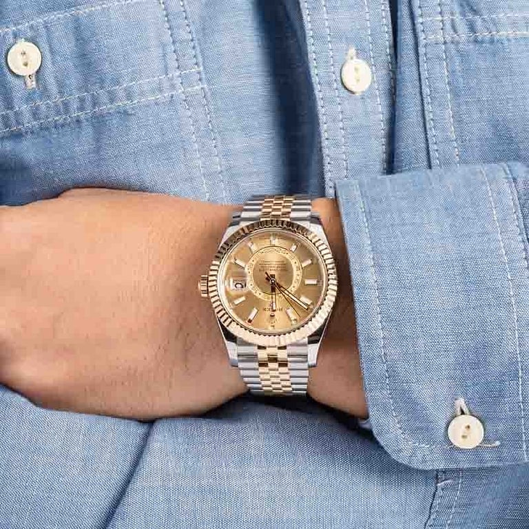 Rolex Sky-Dweller Ref 336933 Champagne Dial