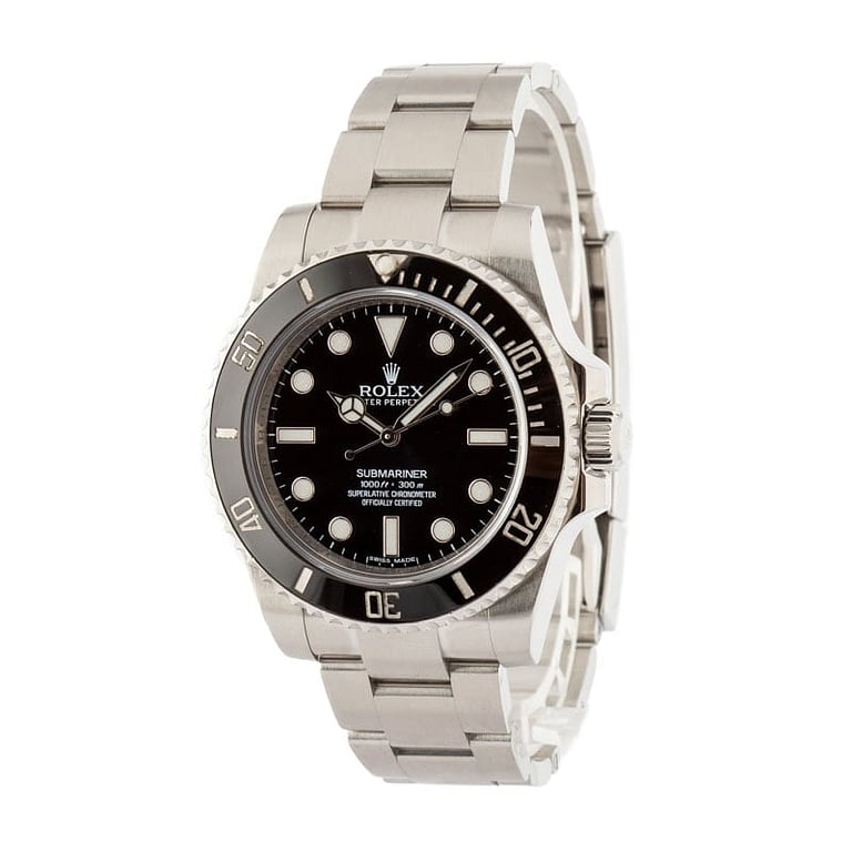 Used Rolex Submariner 114060 No Date Dial