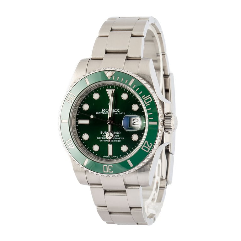Used Rolex Submariner Green Hulk 116610LV