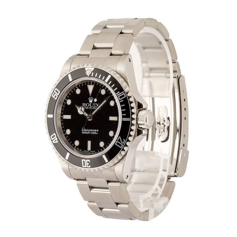 Pre-Owned Rolex No Date Black Dial Submariner ref 14060