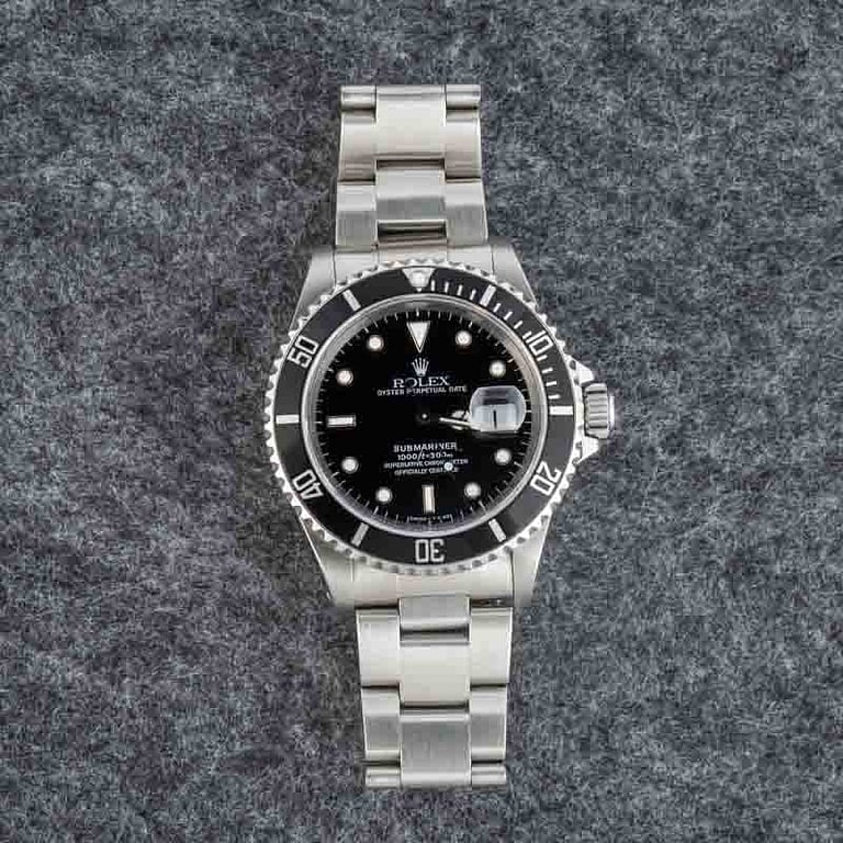 Rolex Submariner Ref 16610 Stainless Steel Black Dial