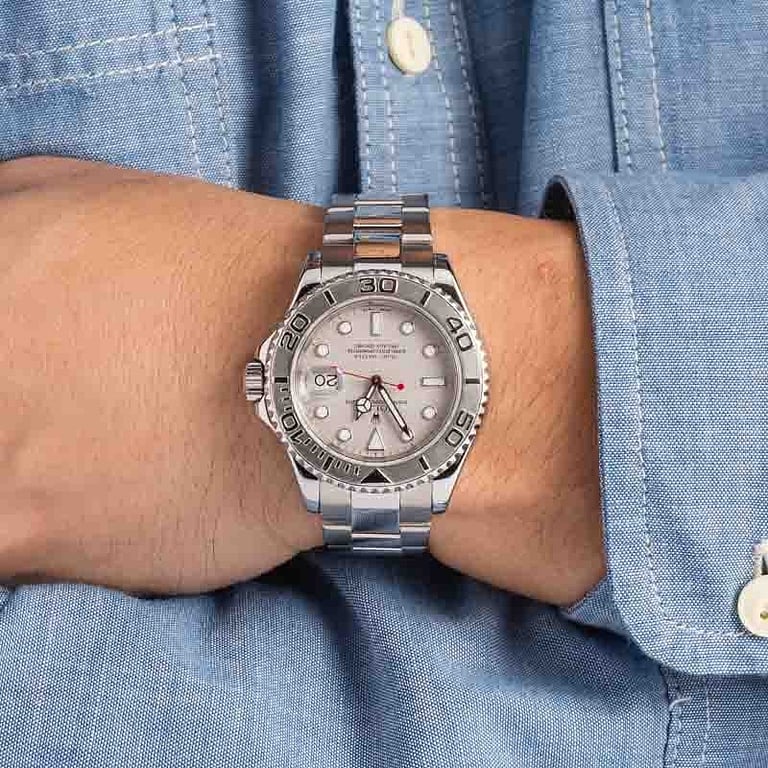 Rolex Yacht-Master 16622 Platinum Bezel