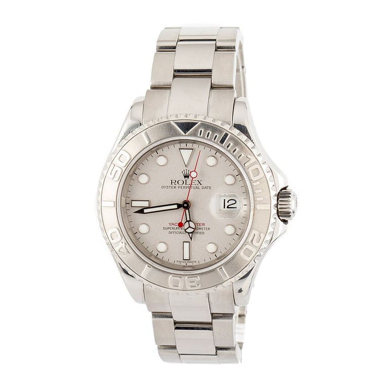 Pre-Owned Rolex Yacht-Master 16622 Platinum Bezel