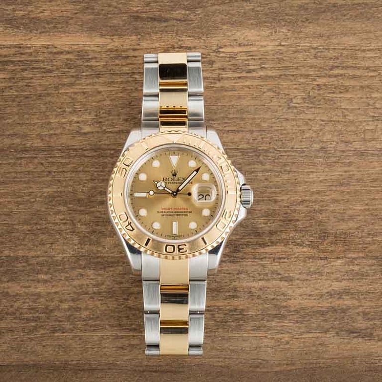 Rolex Yacht-Master 40 Ref 16623 Champagne Dial