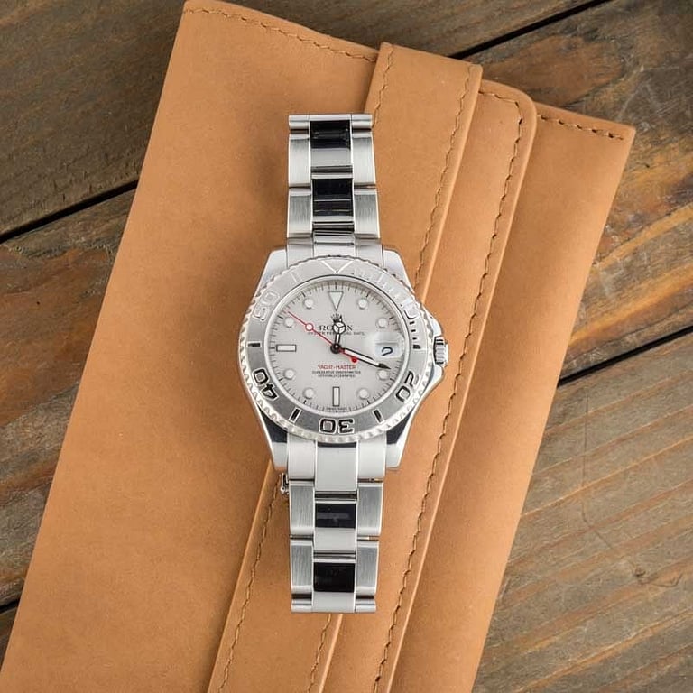 Used Rolex Yacht-Master Ref 168622 Platinum Bezel & Dial