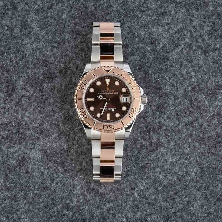 Pre-Owned Rolex Yacht-Master 268621 Brown Dial