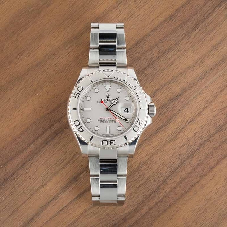 Rolex Yacht-Master 116622 Platinum Dial