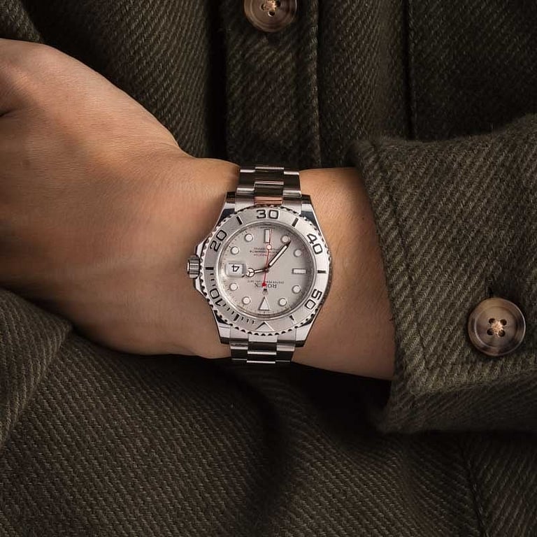 Rolex Yacht-Master 116622 Platinum Dial