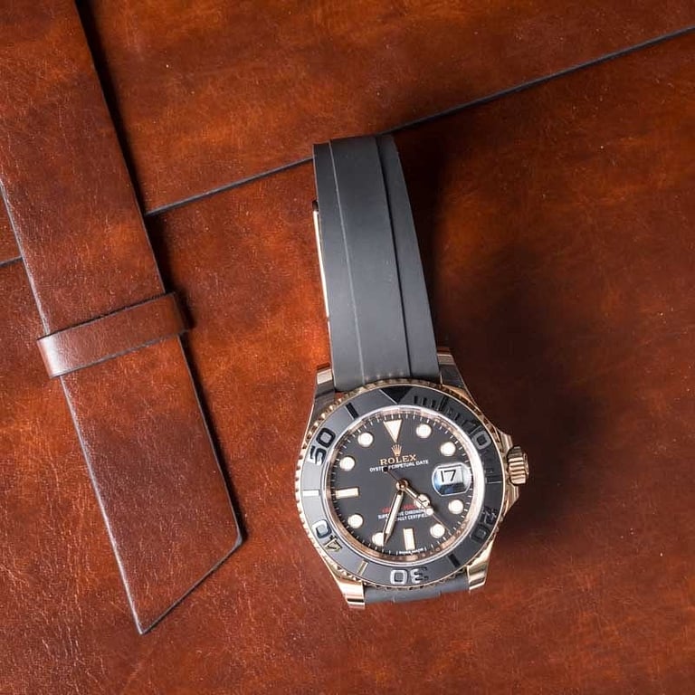 Used Rolex Yacht-Master Ref 116655 Black Dial