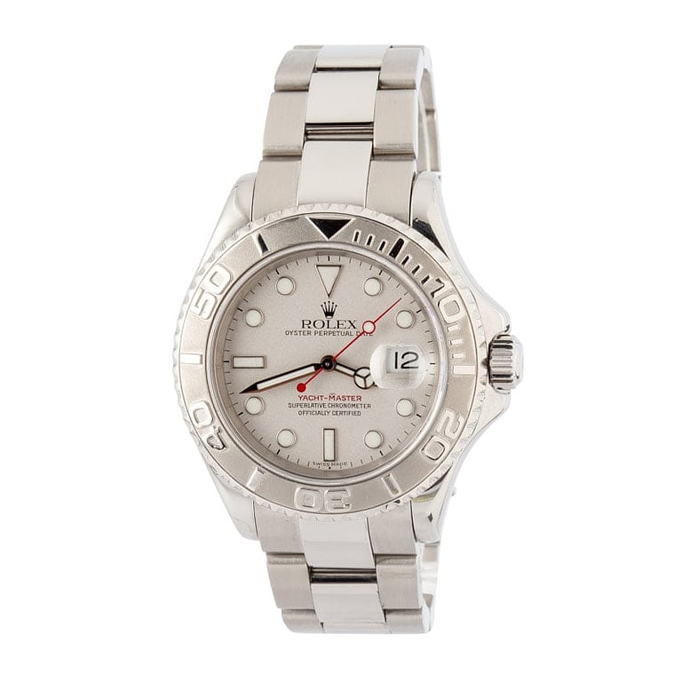 Rolex Yacht-Master Ref 16622 Platinum Dial