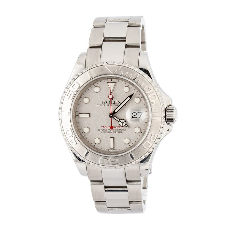 Used Rolex Yacht-Master Ref 16622 Platinum Bezel