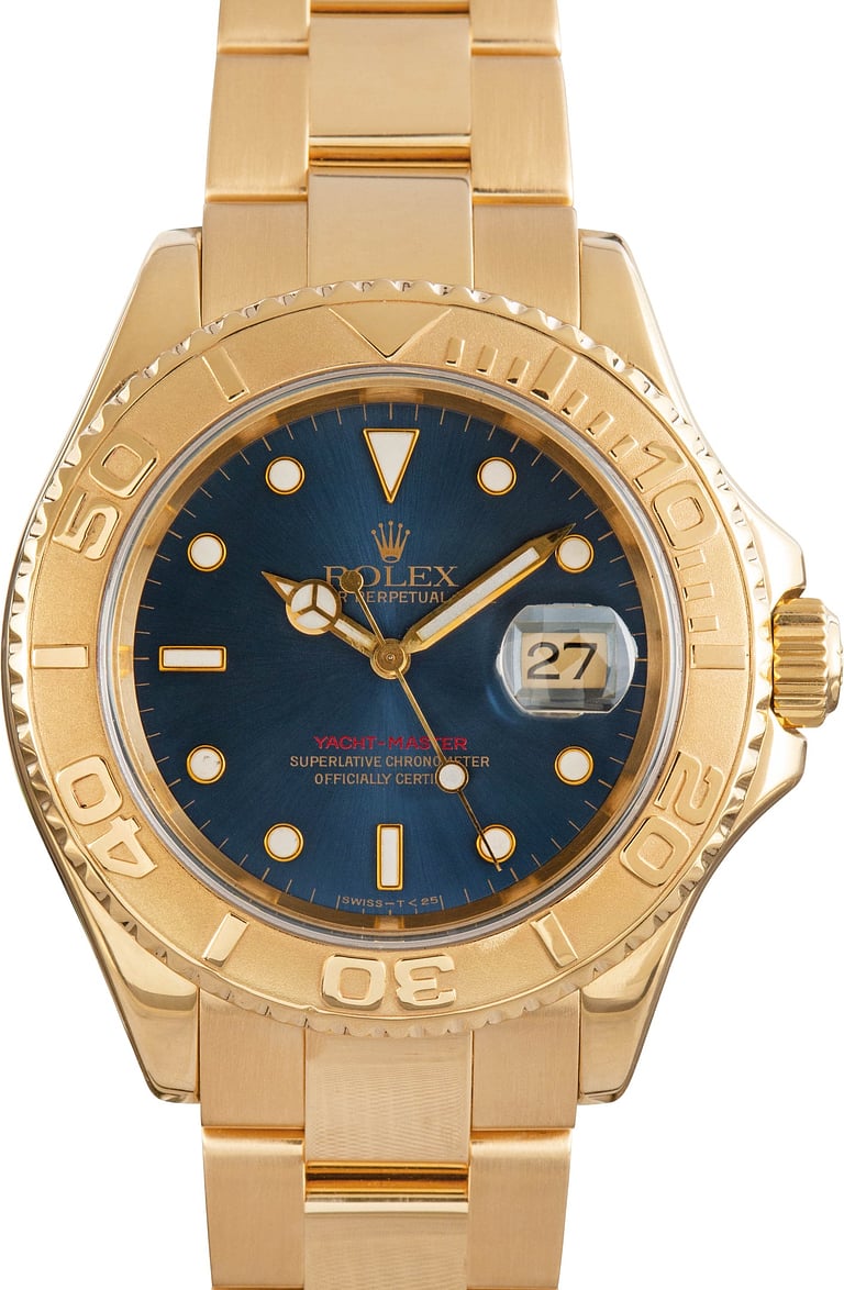 Rolex Yacht-Master 40 Ref 16628 Blue Dial