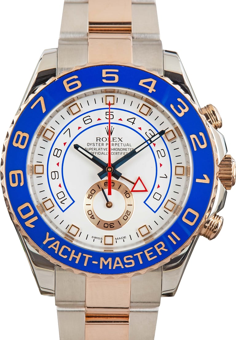 Rolex Yacht-Master II Ref 116681 Blue Ceramic Bezel