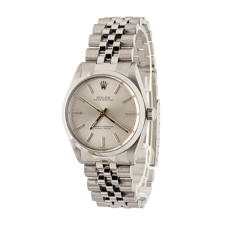 Rolex Oyster Perpetual Ref 1002 Silver Dial