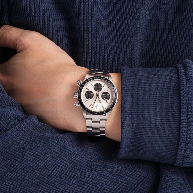 Vintage Rolex Daytona Ref 6263 Silver Dial